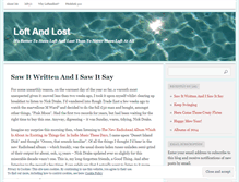 Tablet Screenshot of loftandlost.com